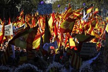  Ulice Barcelone zasedli privrženci enotne Španije