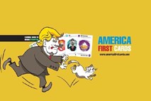 Klemen Slakonja na Kickstarter z zabavno igro s kartami America First Cards