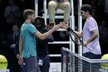 Goffin prvič v karieri ugnal Federerja
