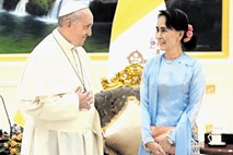 Beseda Rohinga tabu tudi za papeža