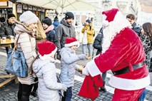 S Finskega se je v Ljubljano pripeljal Božiček