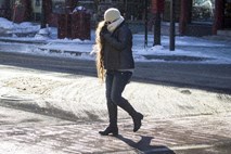 V Kanadi je premrzlo celo za mraza vajene Kanadčane