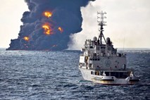 Kitajska bo s podmornico preiskala potopljen iranski tanker