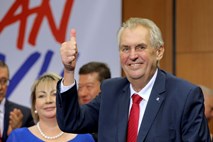 Proruski predsednik Češke tesno do drugega mandata