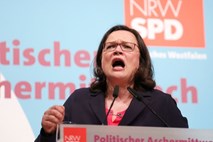 Nemški socialdemokrati začenjajo glasovanje o veliki koaliciji 