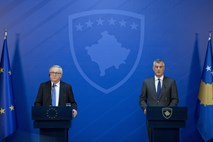 Juncker v Prištini pozval k ratifikaciji sporazuma o meji s Črno goro