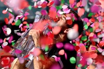 #video Del Potro v finalu Indian Wellsa premagal Federerja