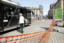 Pešce bega preureditev cestišča pri križišču Slovenske in Gosposvetske ceste