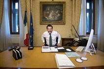 Salvini želi z ministri EU sodelovati, stališč ne namerava omiliti 