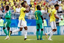 Kolumbija v osmino finala z zmago, Japonska po štetju rumenih kartonov