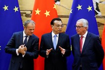 Senca Trumpove trgovinske vojne na vrhu EU-Kitajska