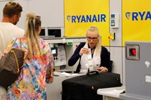 Zaradi stavke zaposlenih v Ryanairu ukinitev več kot 300 delovnih mest