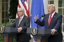EU in ZDA z dogovorom o umiritvi trgovinskih napetosti 