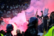 Uefa zaradi navijačev Marseillu grozi s prepovedjo igranja v Evropi 