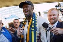 Bolt prispel v Avstralijo na nogometni preizkus