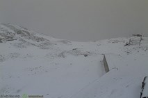 Vrhove gora pobelil sneg, sredi tedna znova blizu 30 stopinjam Celzija