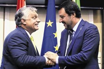 Orban in Salvini sta začela kovati politiko, ki bi iz Evrope naredila trdnjavo pred migranti
