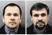 Britanci zaradi  napada z novičokom iščejo dva agenta ruske vojaške obveščevalne službe