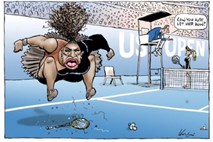 Avstralski karikaturist obtožen rasistične upodobitve Serene