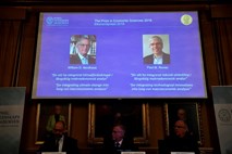 Nobelova nagrada za ekonomijo Williamu Nordhausu in Paulu Romerju 