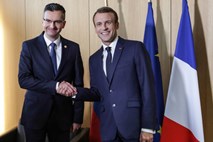 Šarec in Macron v Bruslju »v zelo dobrem vzdušju«