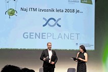 Naziv ITM izvoznik 2018 podjetju Geneplanet