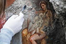 V Pompejih odkrili fresko Lede z labodom