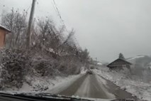 Sneg in veter ovirata promet na Hrvaškem in v BiH