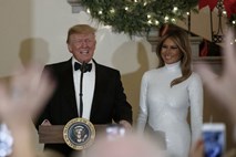 #foto Melania Trump in njena obleka glavni zvezdnici zabave v Beli hiši