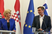 Pahor na neformalnem srečanju z Grabar-Kitarovičevo v Zagrebu