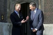 Pahor obisk v Veliki Britaniji začel s srečanjem s princem Edwardom