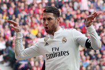 Ramosu dve tekmi prepovedi igranja zaradi namernega kartona 