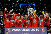 Rennes si je v francoskem pokalu pokoril bogati PSG