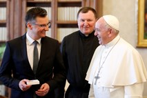 #foto Šarec v Vatikanu predvsem o Zahodnem Balkanu