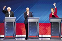 Triurna debata ameriških demokratskih kandidatov ni premešala kart