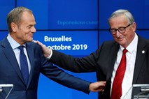 #video Na vrhu EU čustveno slovo Junckerja in Tuska