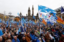 Tisoči v Glasgowu podprli neodvisnost Škotske