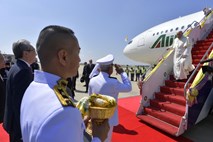 Papež pripotoval na Tajsko