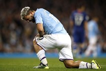 Agüero zaradi poškodbe v naslednjih tednih brez nogometa