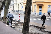Nedokončane obnove Poljanske, Litijske in Slovenske ceste