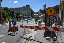 Od petka do ponedeljka oviran promet po Resljevi cesti v Ljubljani