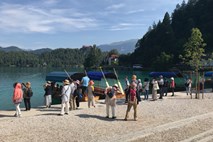 Povprečen tuji turist poleti v Sloveniji zapravil 97 evrov dnevno