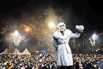 Lepa Brena Srbe in Slovence popeljala v novo leto