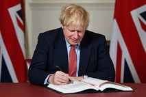 Johnson podpisal sporazum o izstopu Združenega kraljestva iz EU