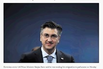 Reuters namesto Šarca objavil  fotografijo Plenkovića