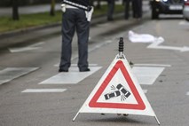 Huda prometna nesreča na belokranjskem usodna za 36-letnega voznika