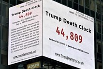 V New Yorku postavili »Trumpov števec mrtvih« zaradi covida-19