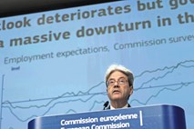 Evropska komisija letos v EU pričakuje globljo recesijo in počasnejšo rast v 2021