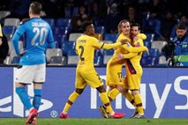 Uefa zavrnila zahtevo Napolija: povratna tekma bo odigrana v Barceloni