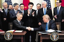 Trgovinsko premirje ZDA in Kitajske sredi hladne vojne še drži